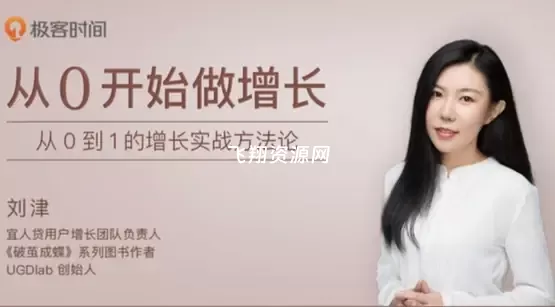 刘津极客时间从0开始做增长
