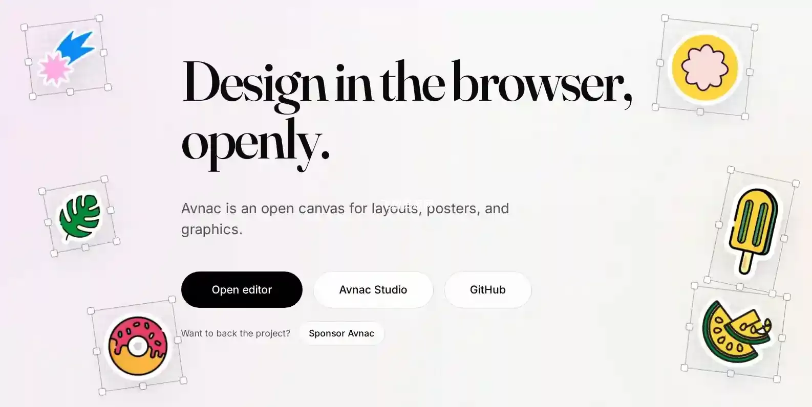 在线设计编辑器avnac.design
