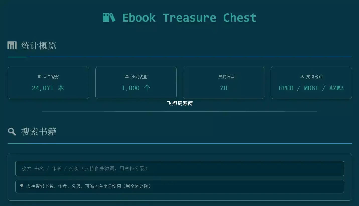 在线电子书下载宝库Ebook Treasure Chest