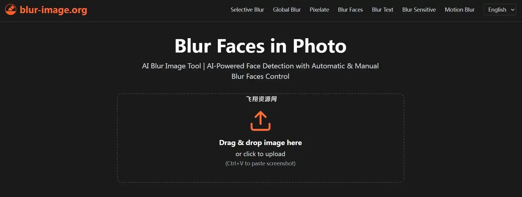 免费在线图片模糊工具blur-image.org/blur-faces/